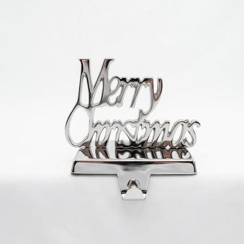 Silver metal merry - merry, christmas
